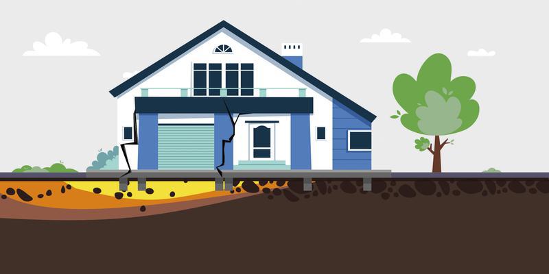 Суглинки и супеси — частая причина просадки