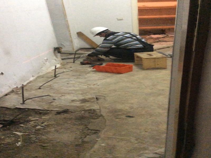 осадка пола